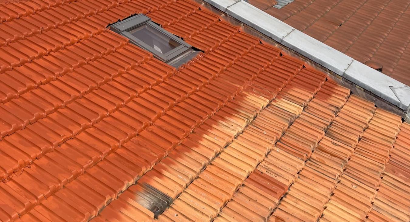 Nettoyage et mise en peinture de toiture 92