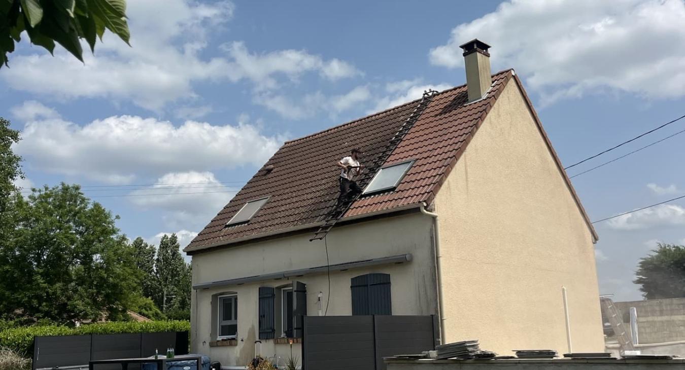 Nettoyage de toiture Frétoy