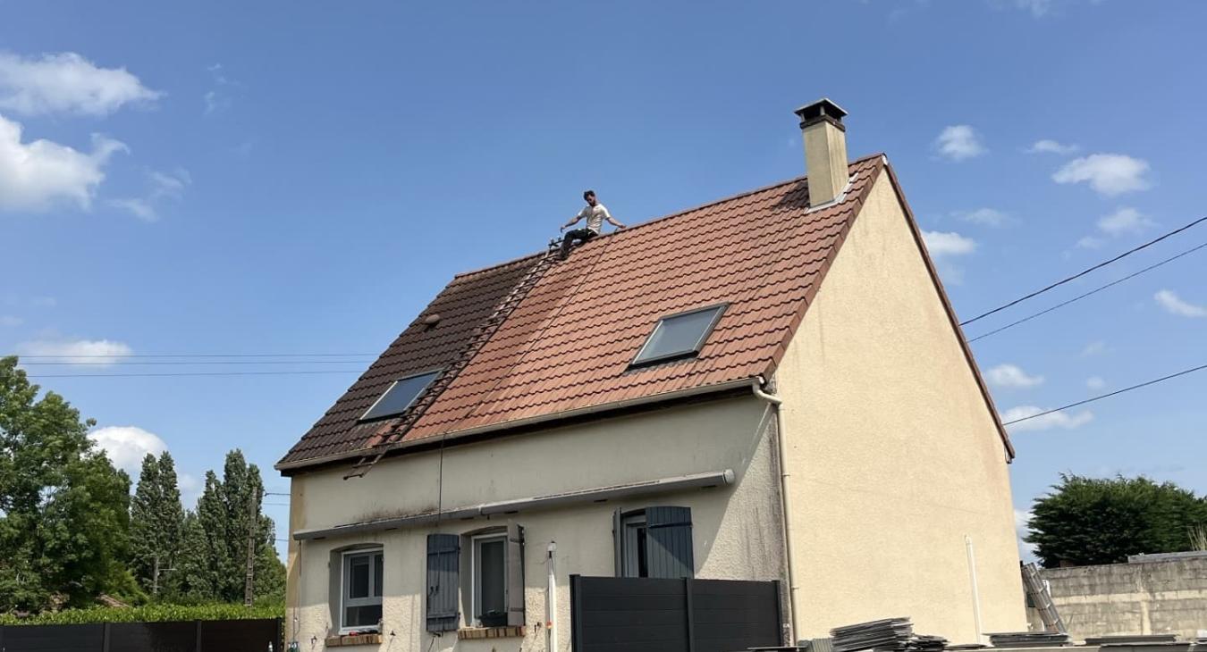 Nettoyage de toiture Frétoy