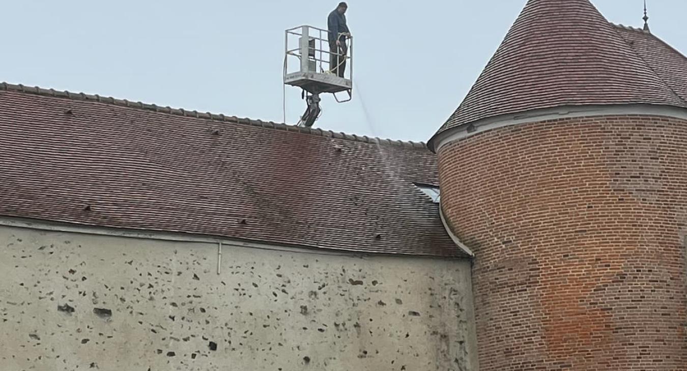 Nettoyage de façade et toiture Verdelot